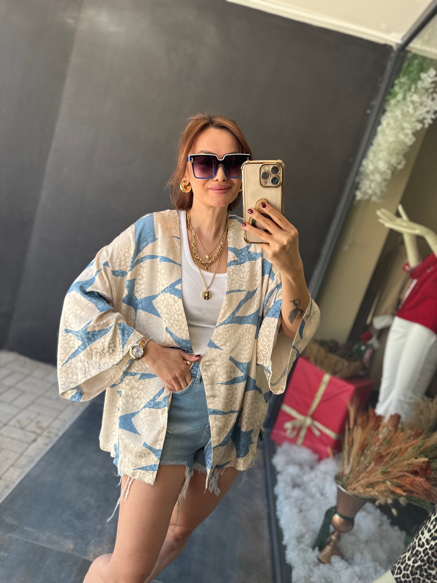 Kotto Mavi Blazer Ceket