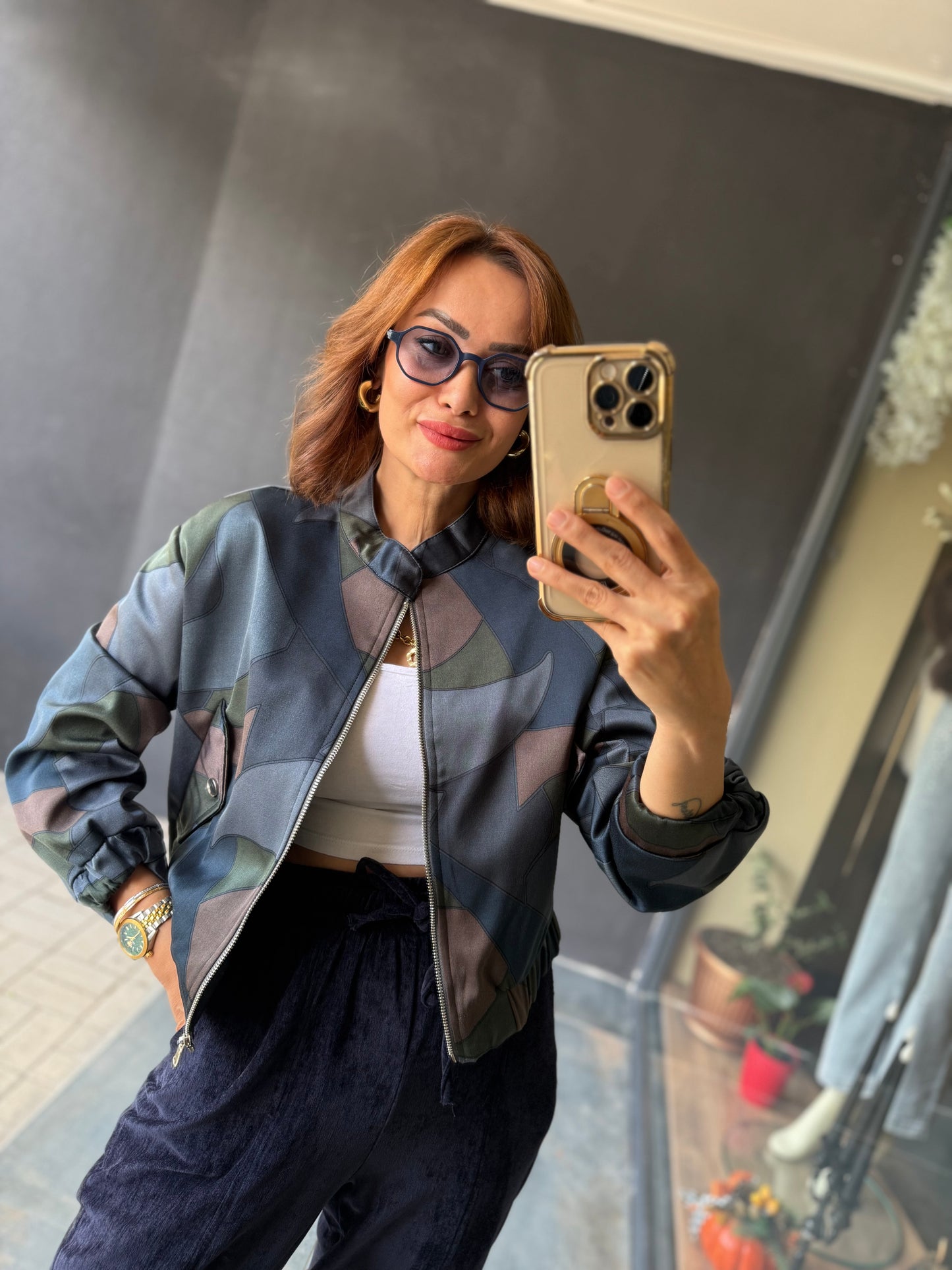 Berkely Mavi Bomber Ceket