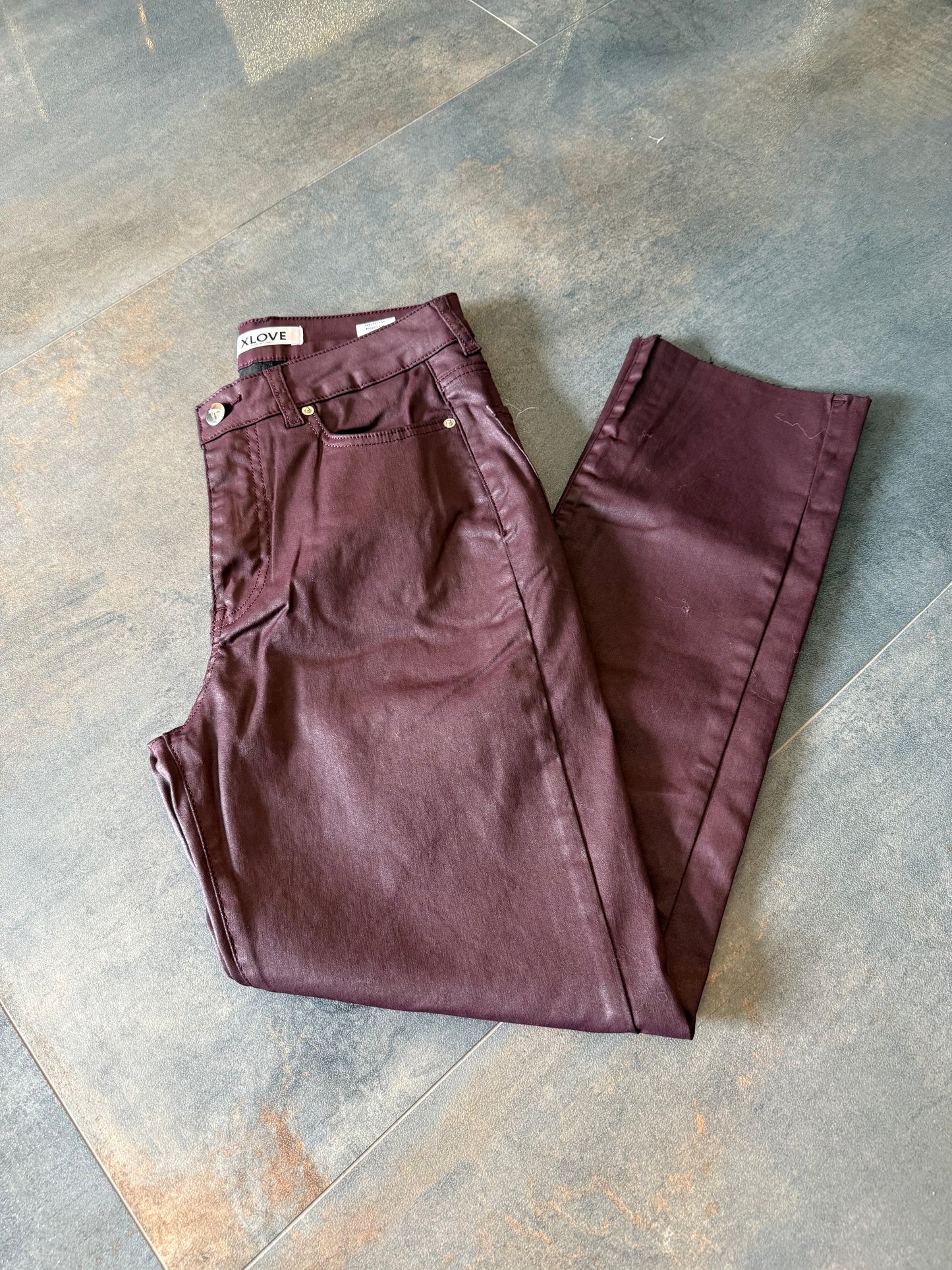 Xlove Bordo Mumlu Jean