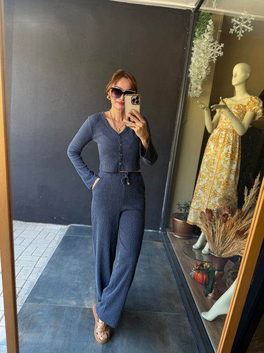 Gynamic Elit Örme İndigo Takım