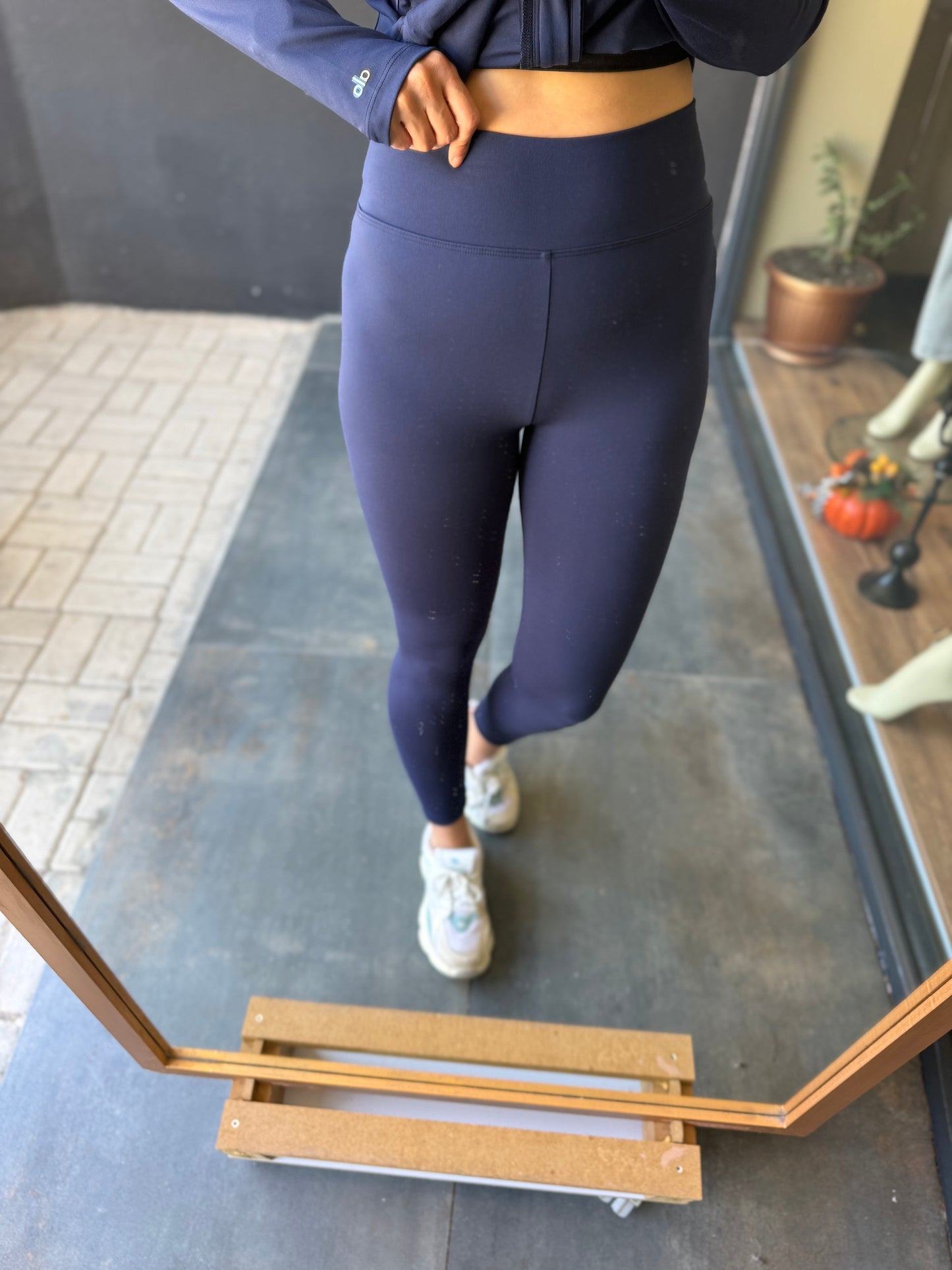 Elen Lacivert Modal Tayt & Sweat Takım