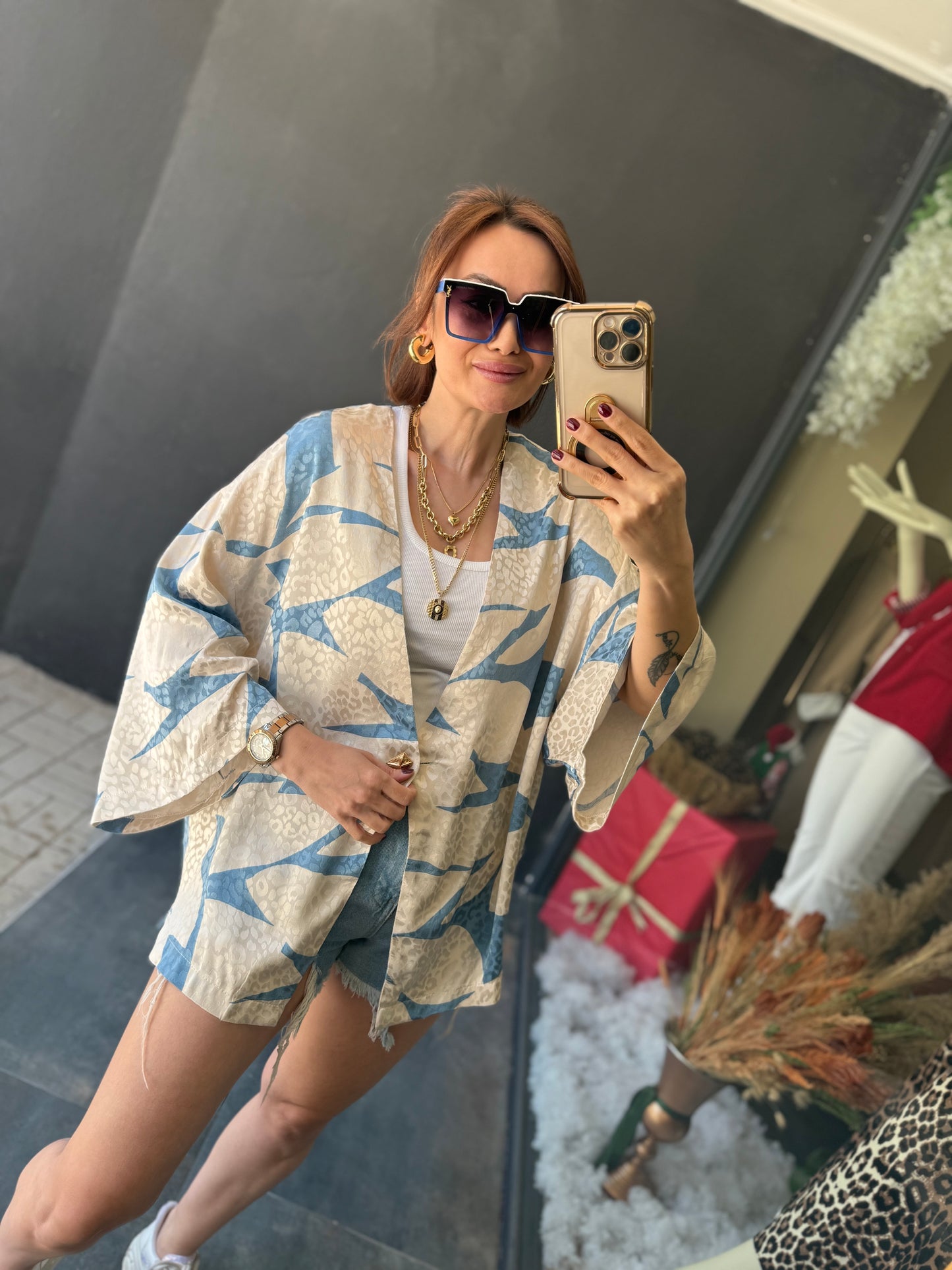 Kotto Mavi Blazer Ceket