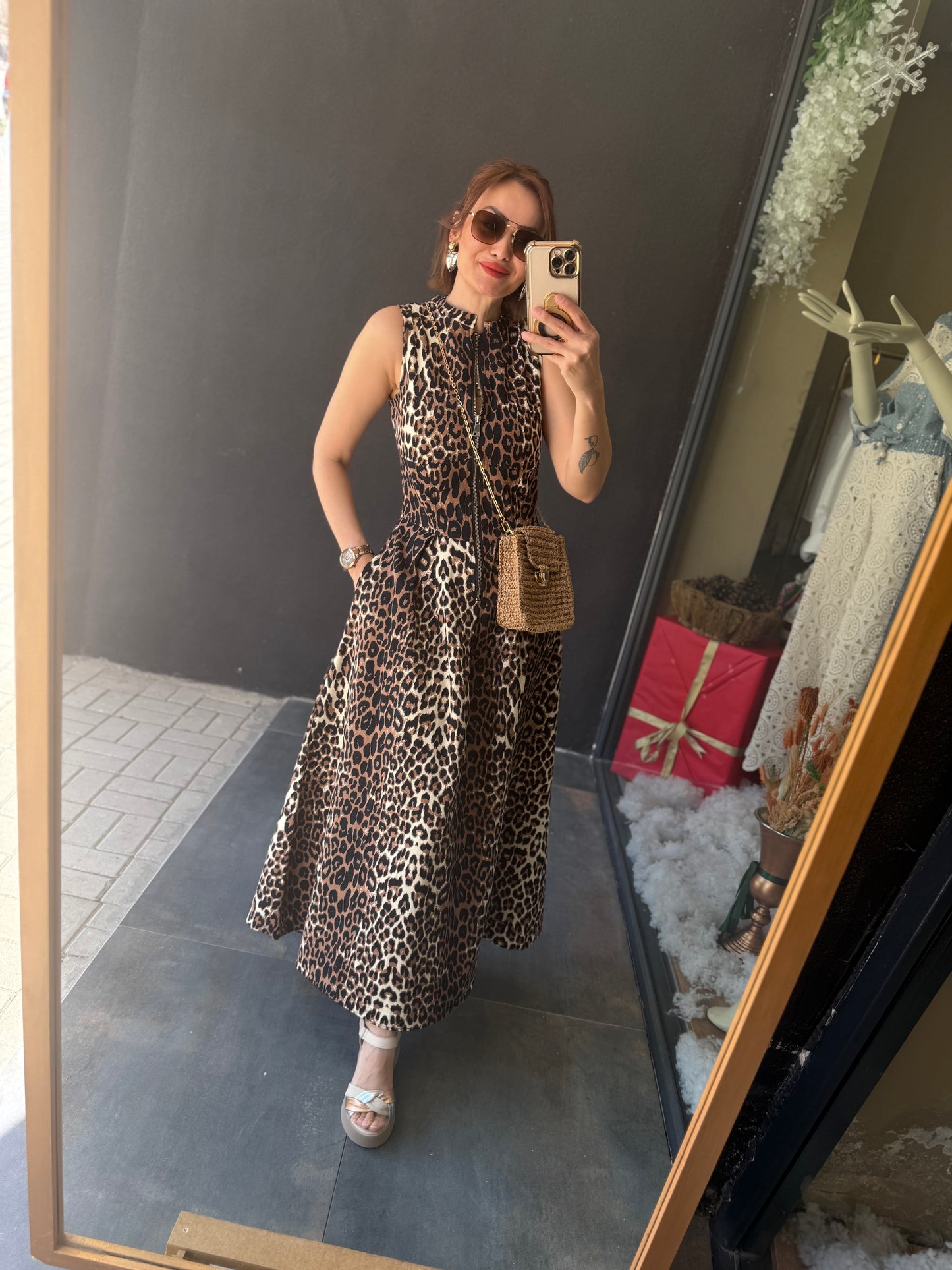 Deppot Leo Gabardin Elbise