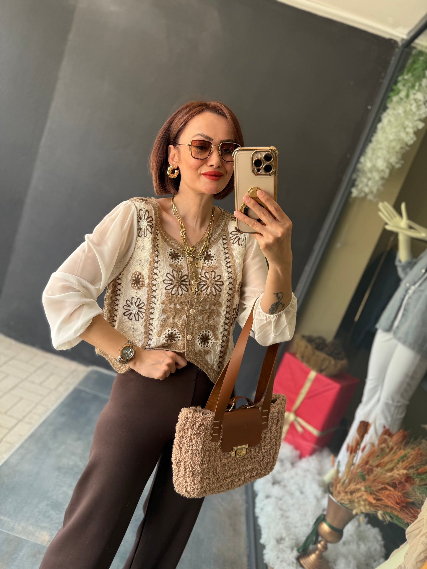 The Secret Kahve Modal Pantolon