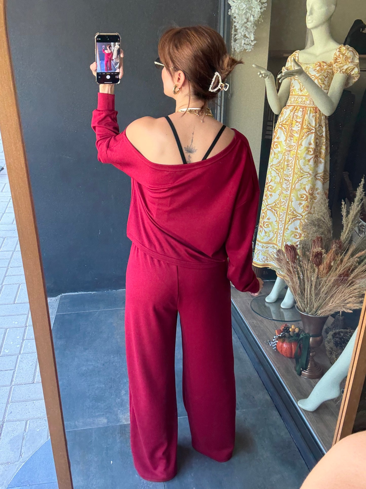 Latest Bordo Modal Takım