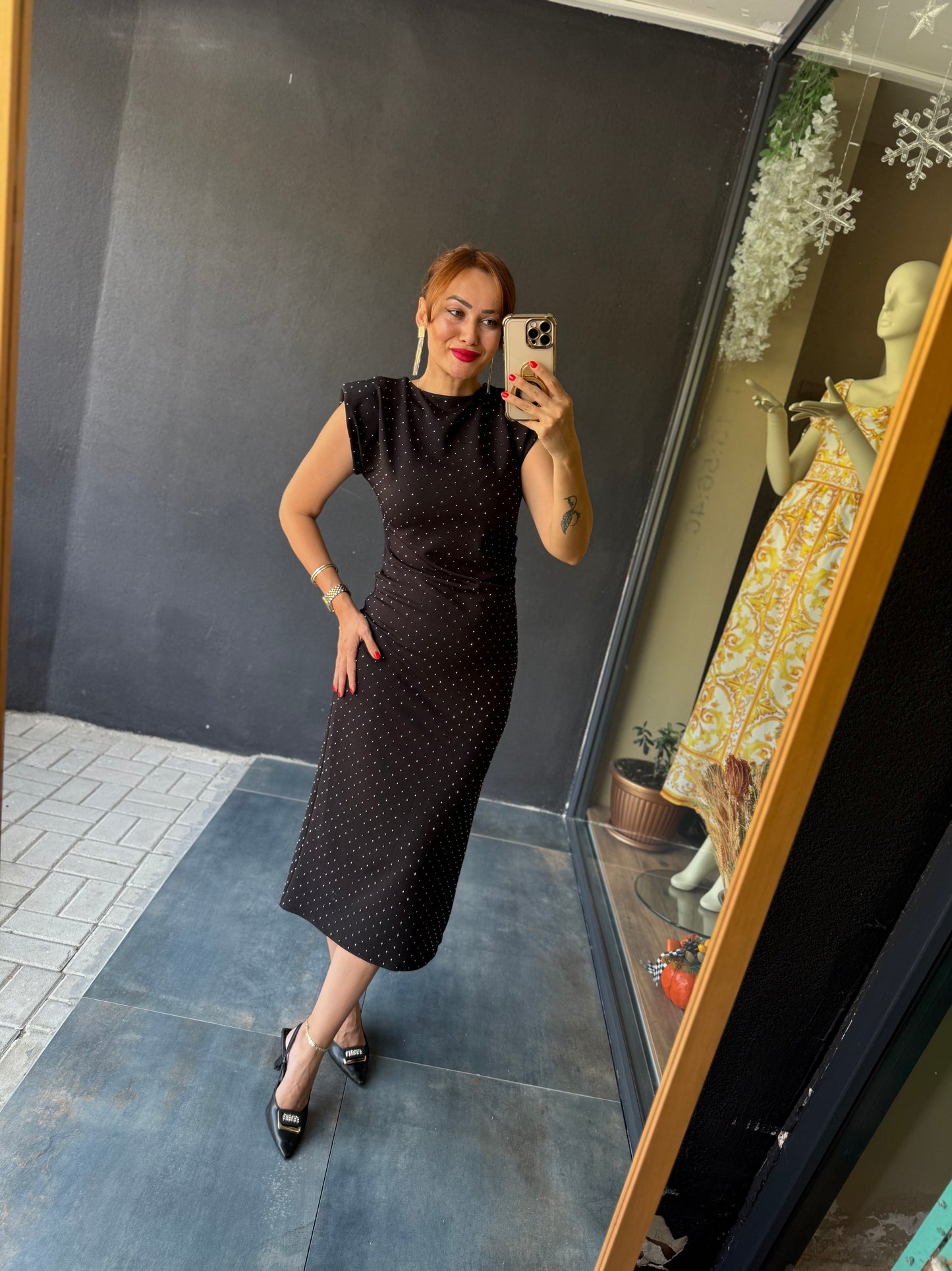 Shine Buzy Kalem Elbise