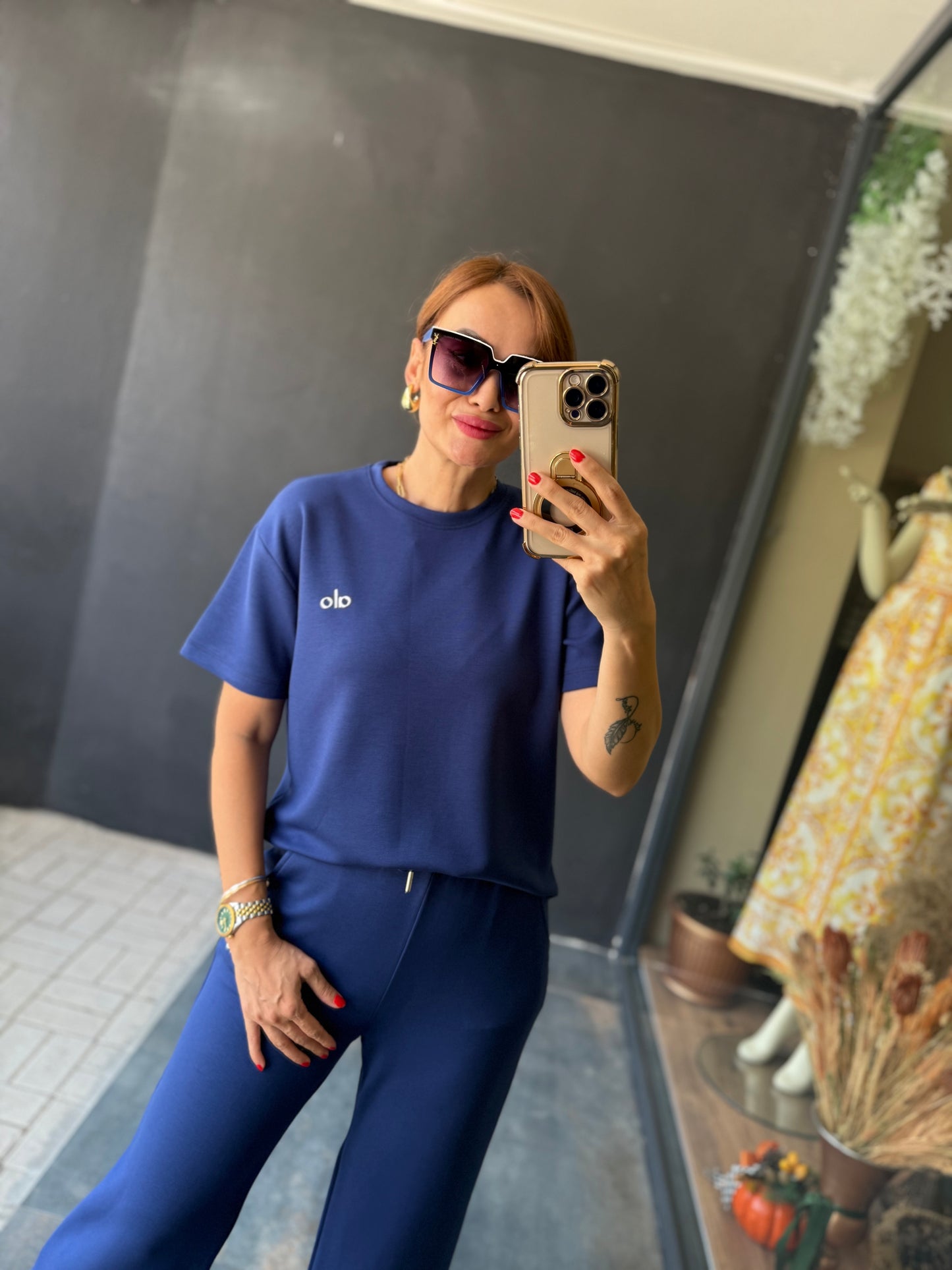 Latest Lacivert Modal Takım