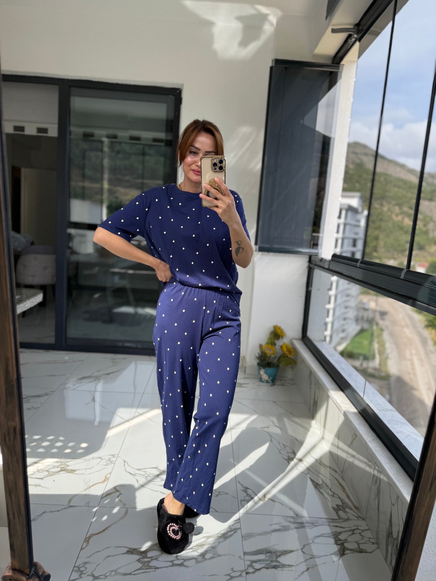 Hanteks Kısa Kol Pijama Takımı 9