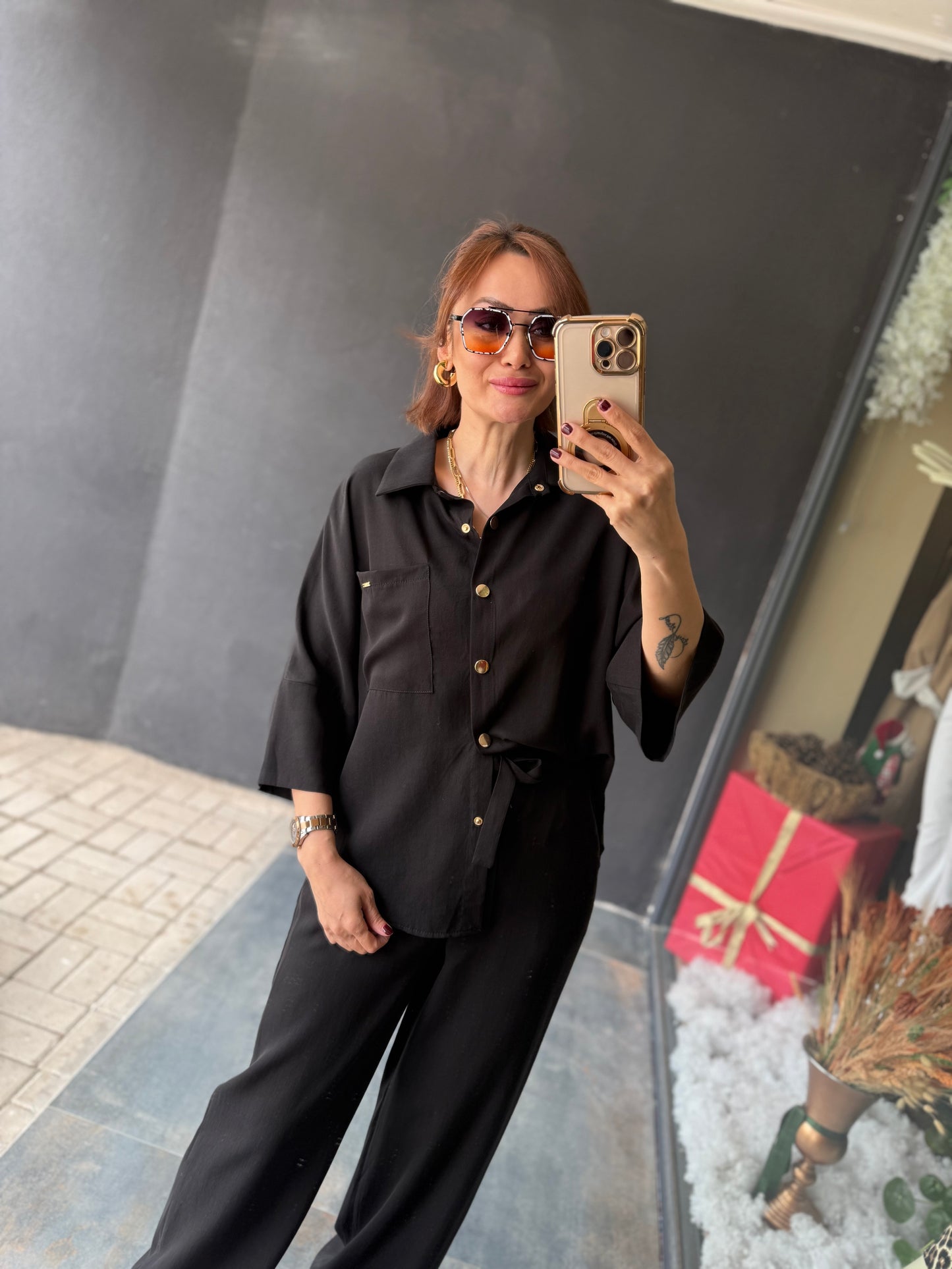 Kate Tensel Siyah Takım