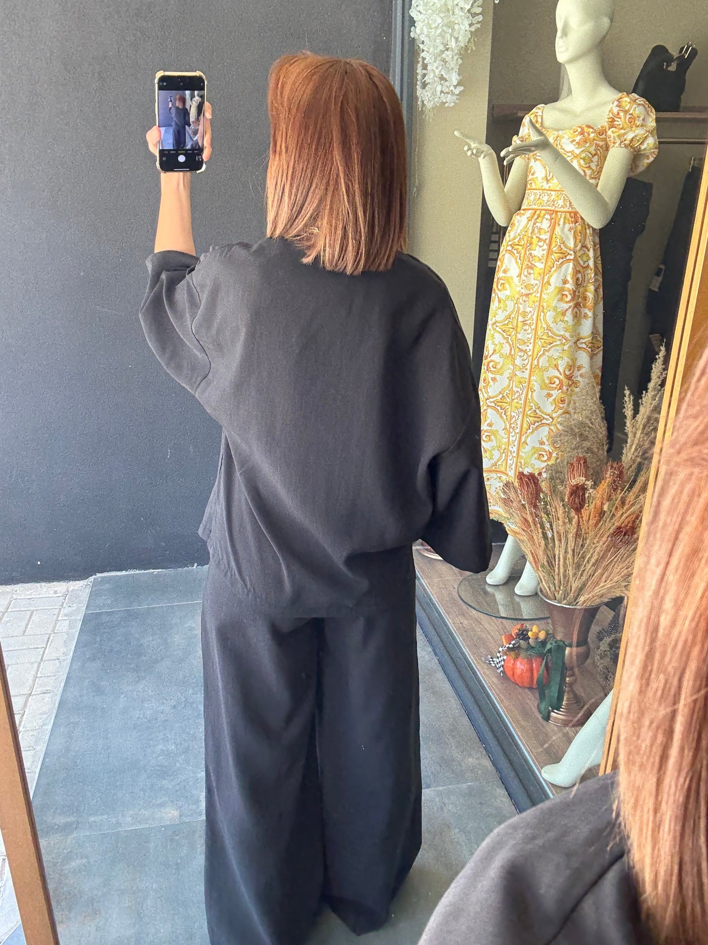 Ozyi Siyah Tensel Takım