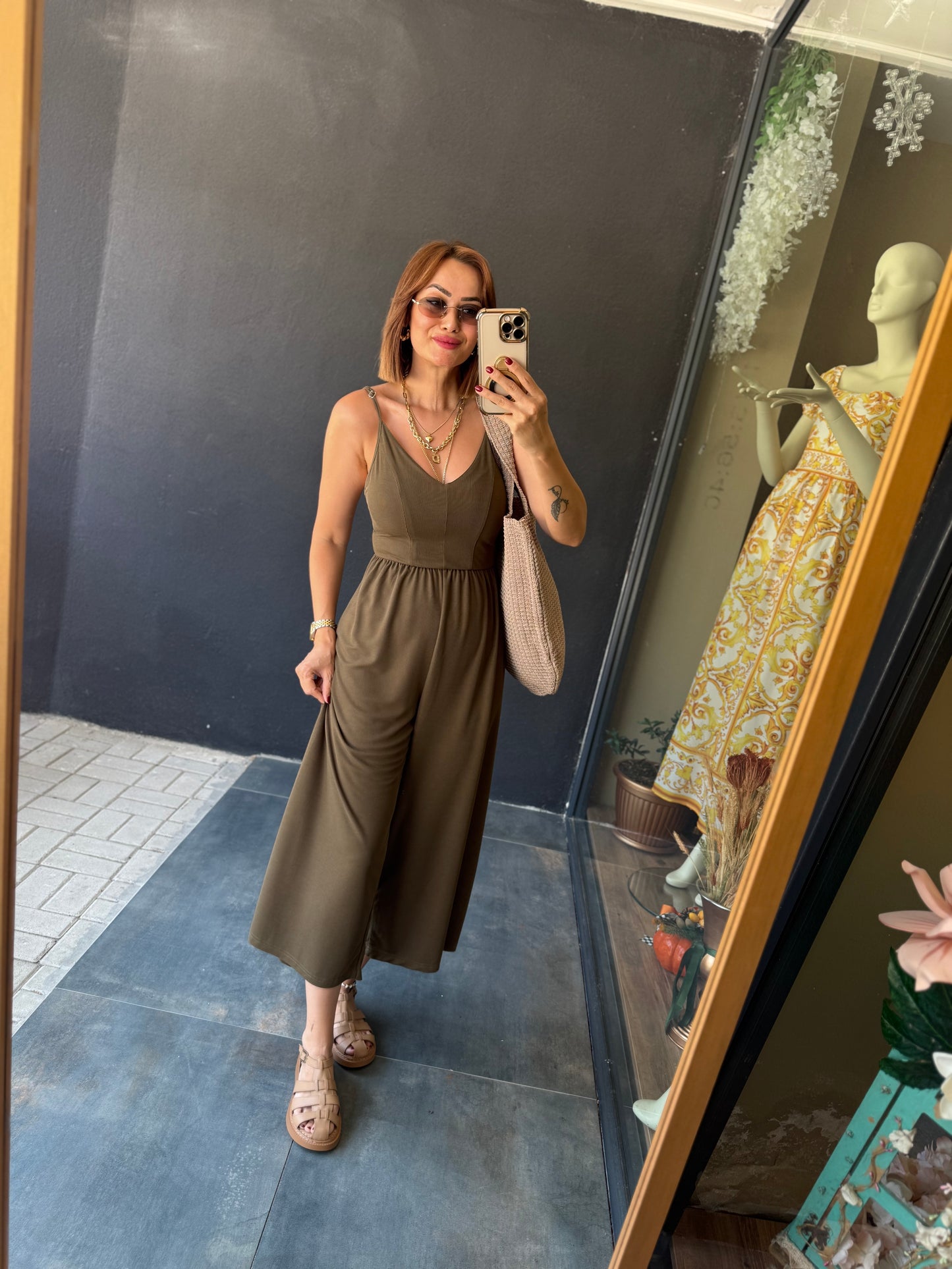 Asly Haki Midi Tulum