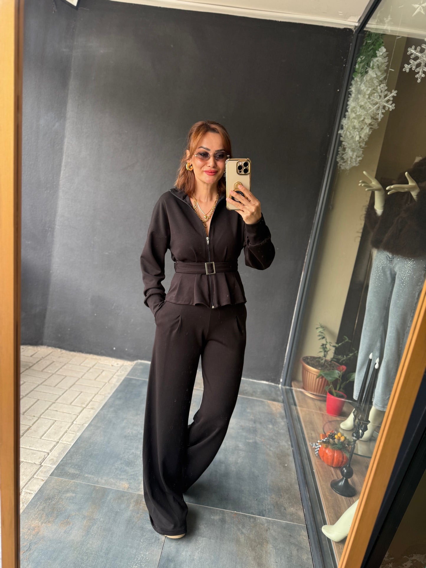 Semy Siyah Kemerli Modal Takım