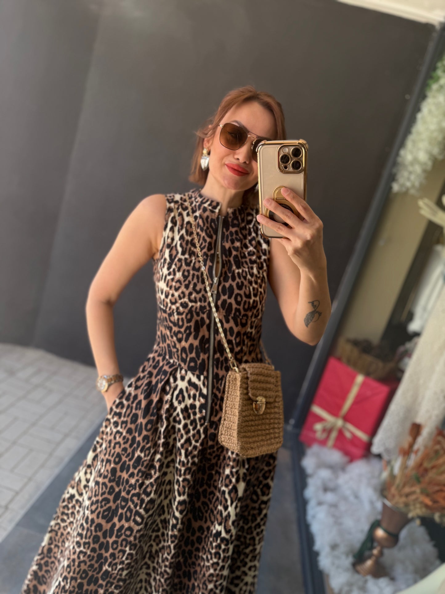 Deppot Leo Gabardin Elbise