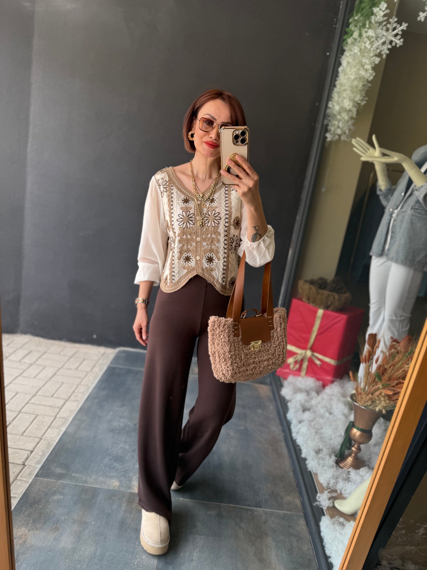 The Secret Kahve Modal Pantolon