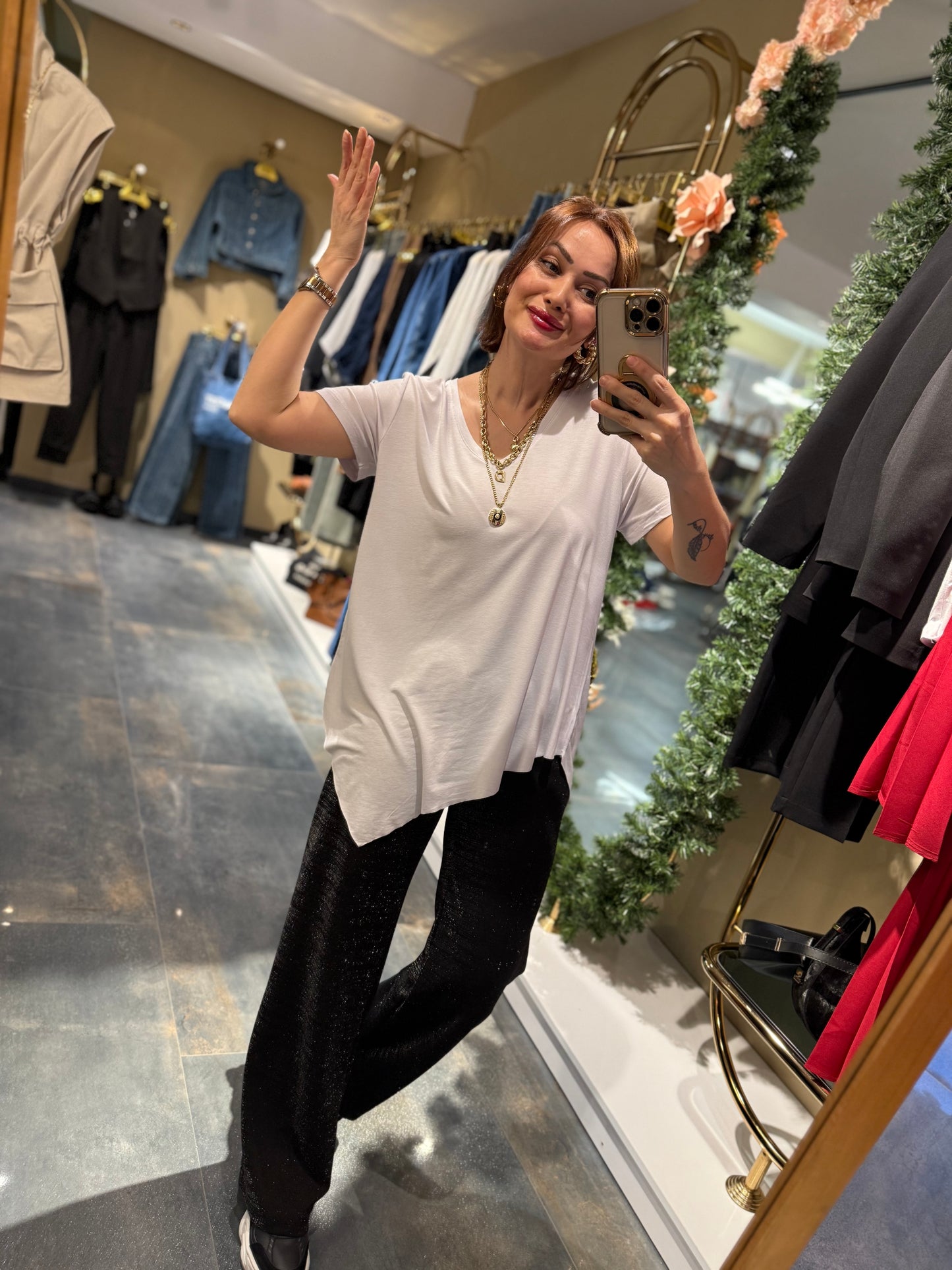 The Secret Simetrik Beyaz Basic