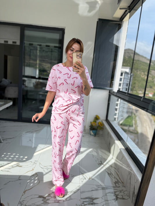 Hanteks Kısa Kol Pijama Takımı 8