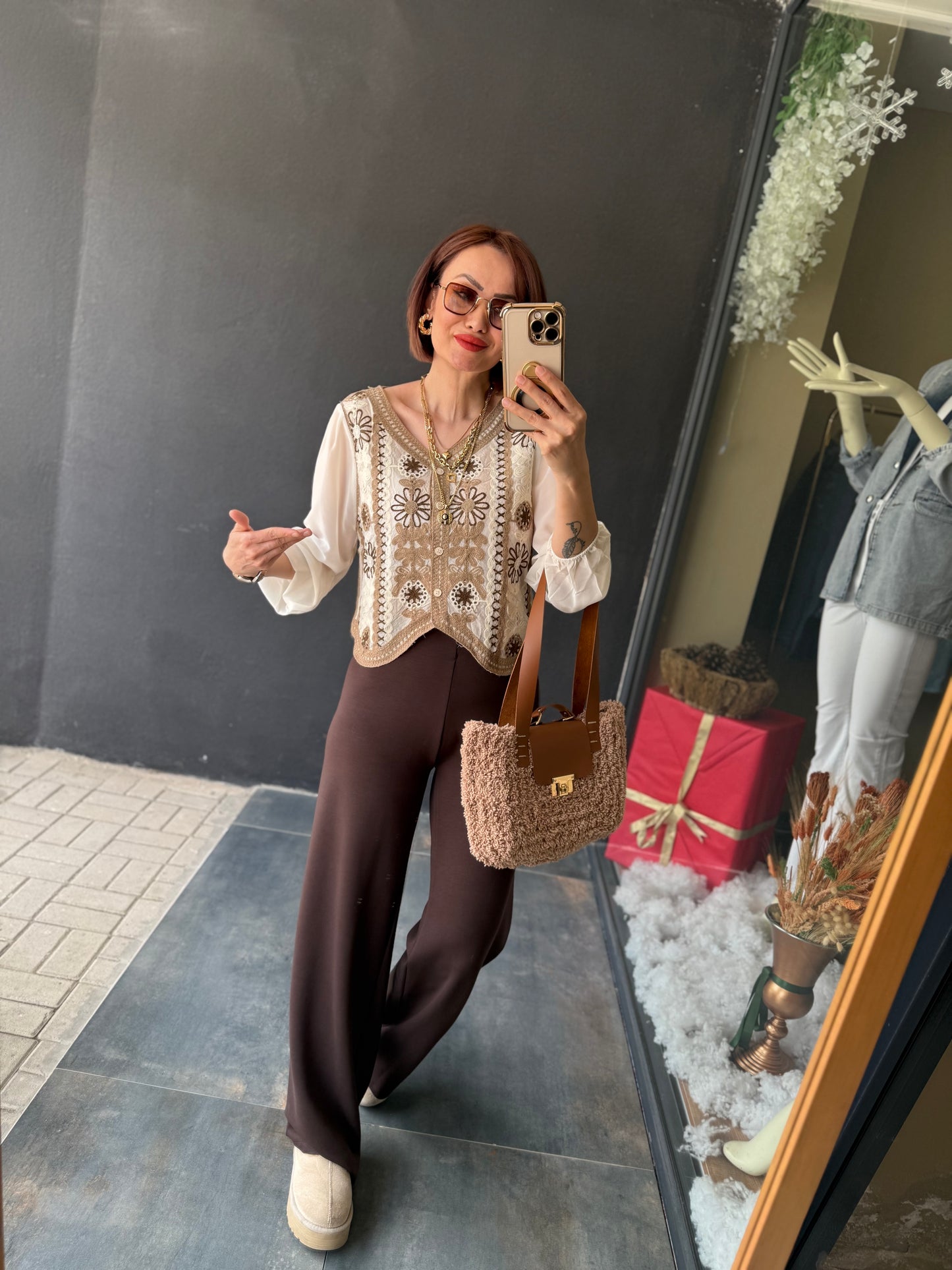 The Secret Kahve Modal Pantolon