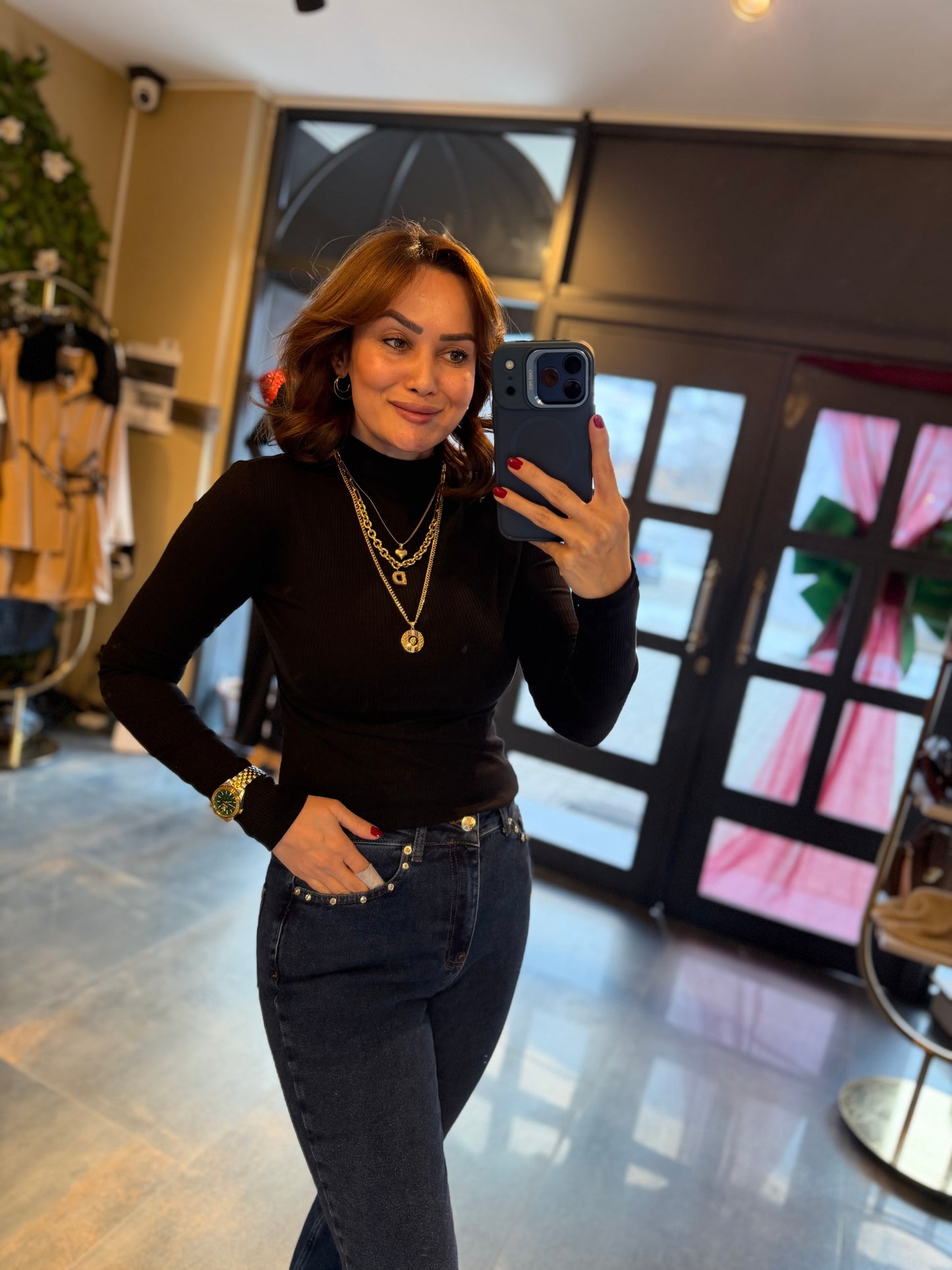 Mysecret Siyah Yarım Balıkçı Body