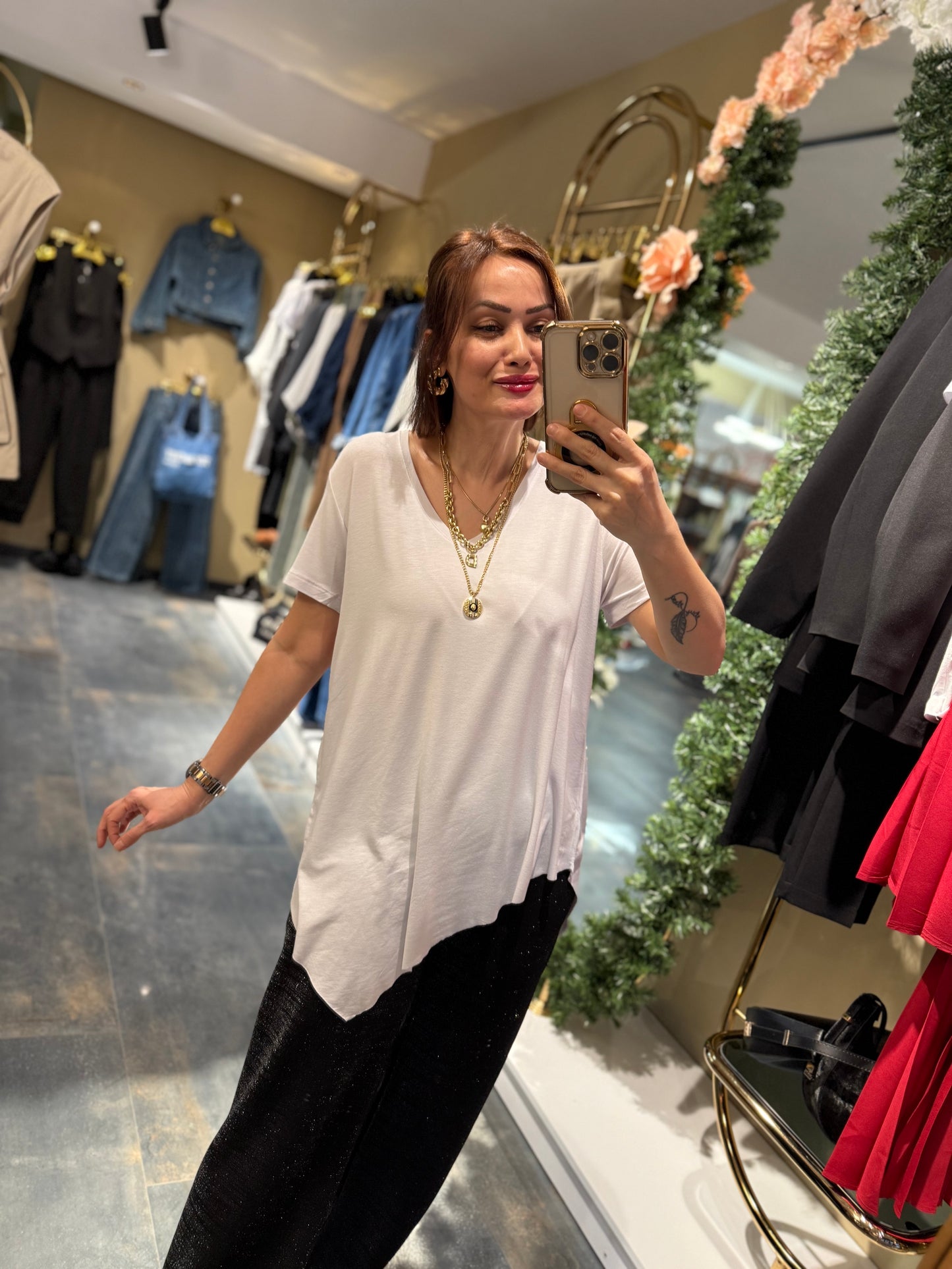 The Secret Simetrik Beyaz Basic