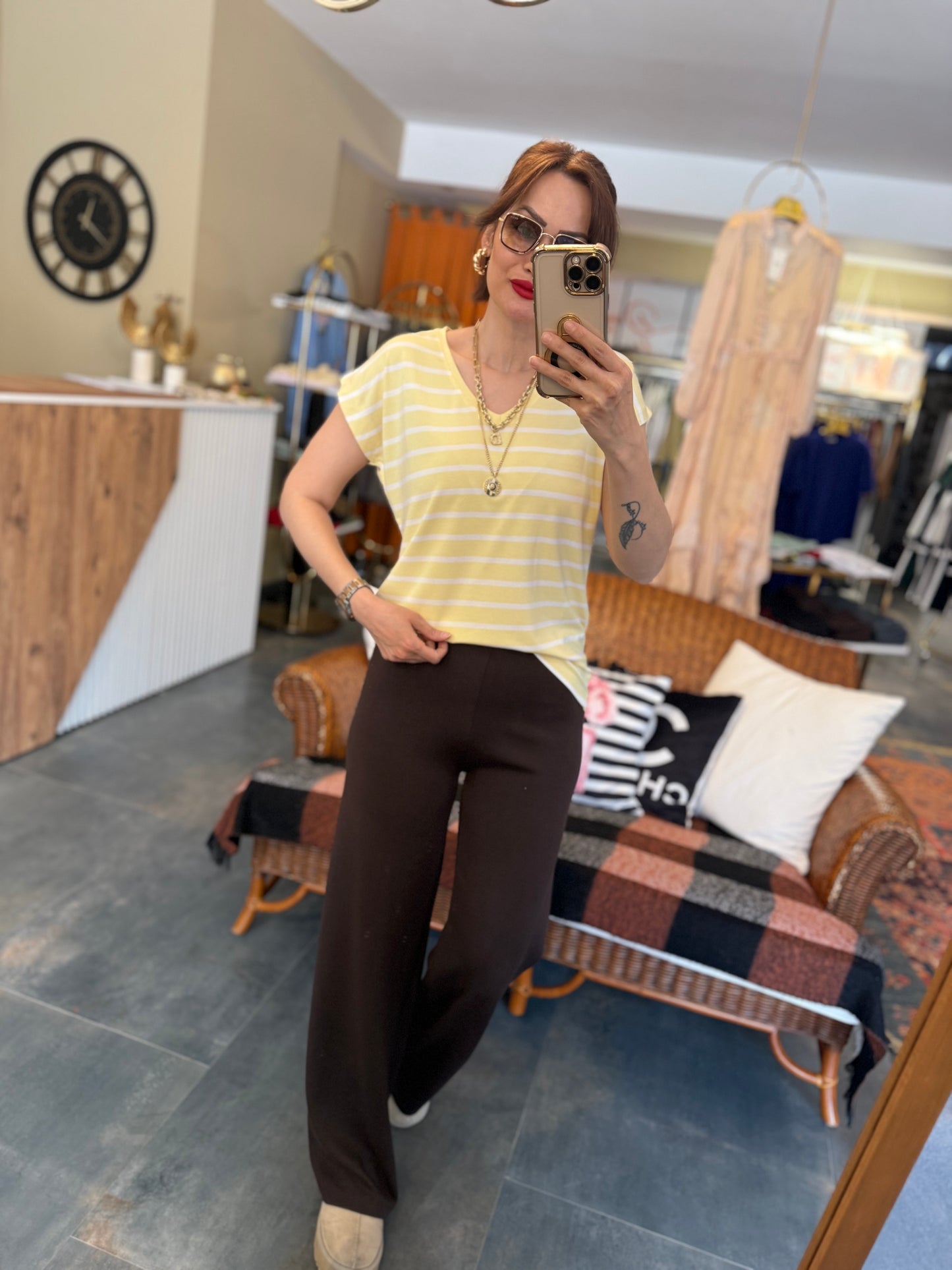 The Secret Kahve Modal Pantolon