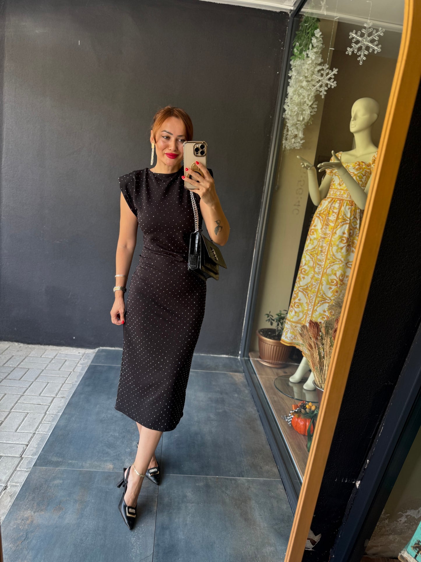 Shine Buzy Kalem Elbise