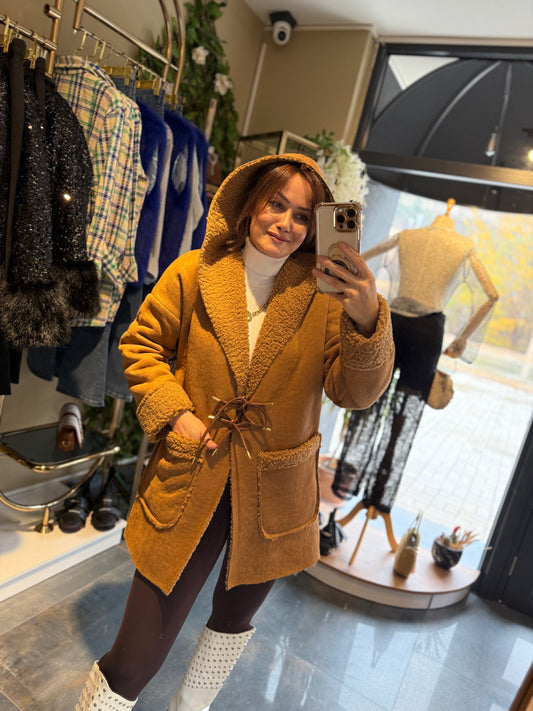 Elegance New Tarçın Teddy Mont