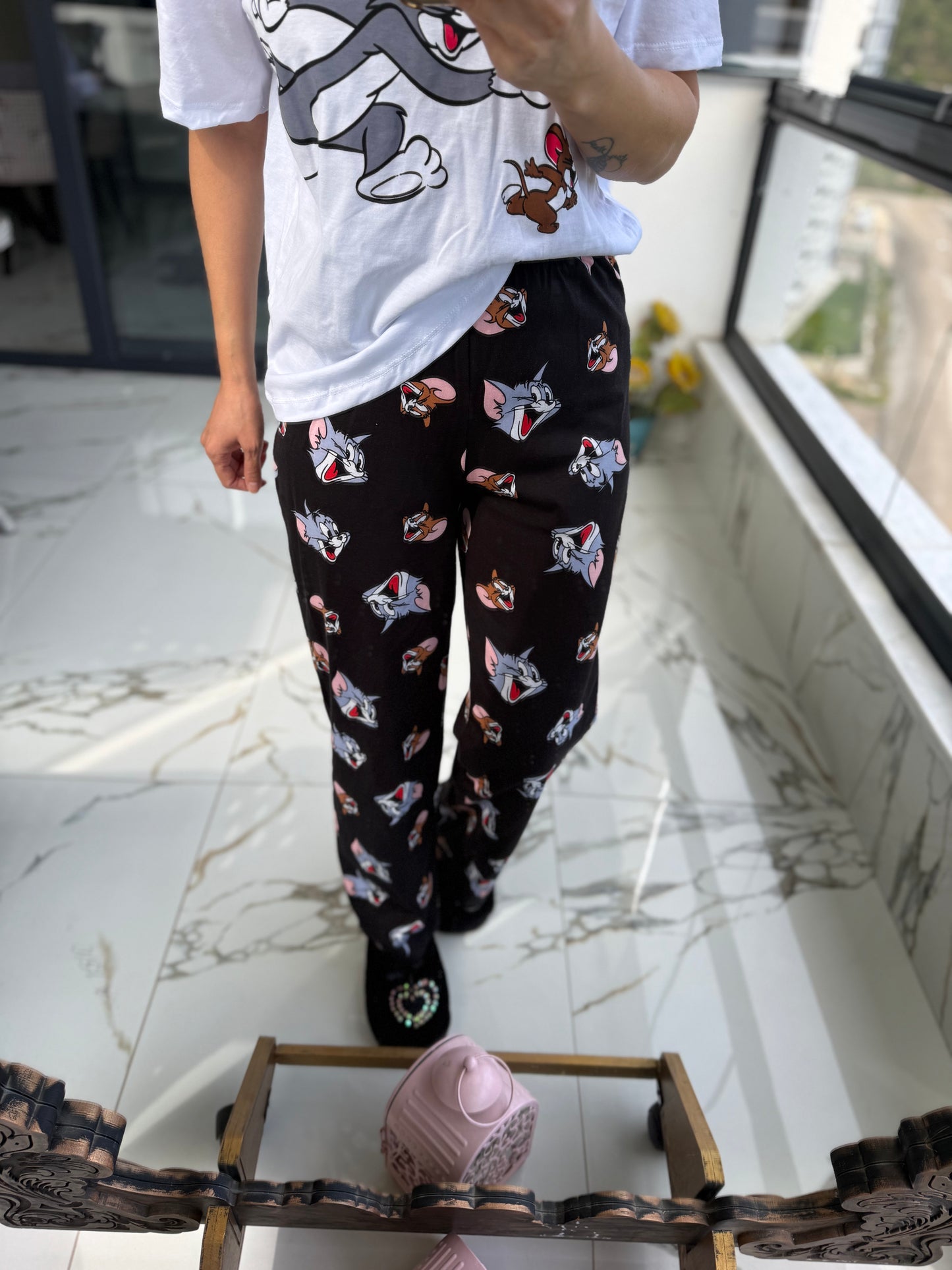 Hanteks Kısa Kol Pijama Takımı 2