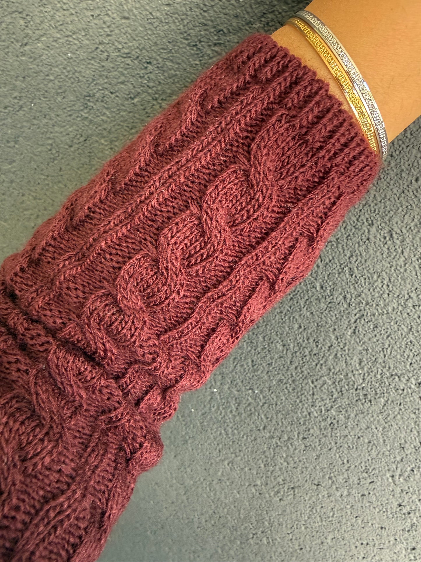 İkonic Bordo Teddy Hırka