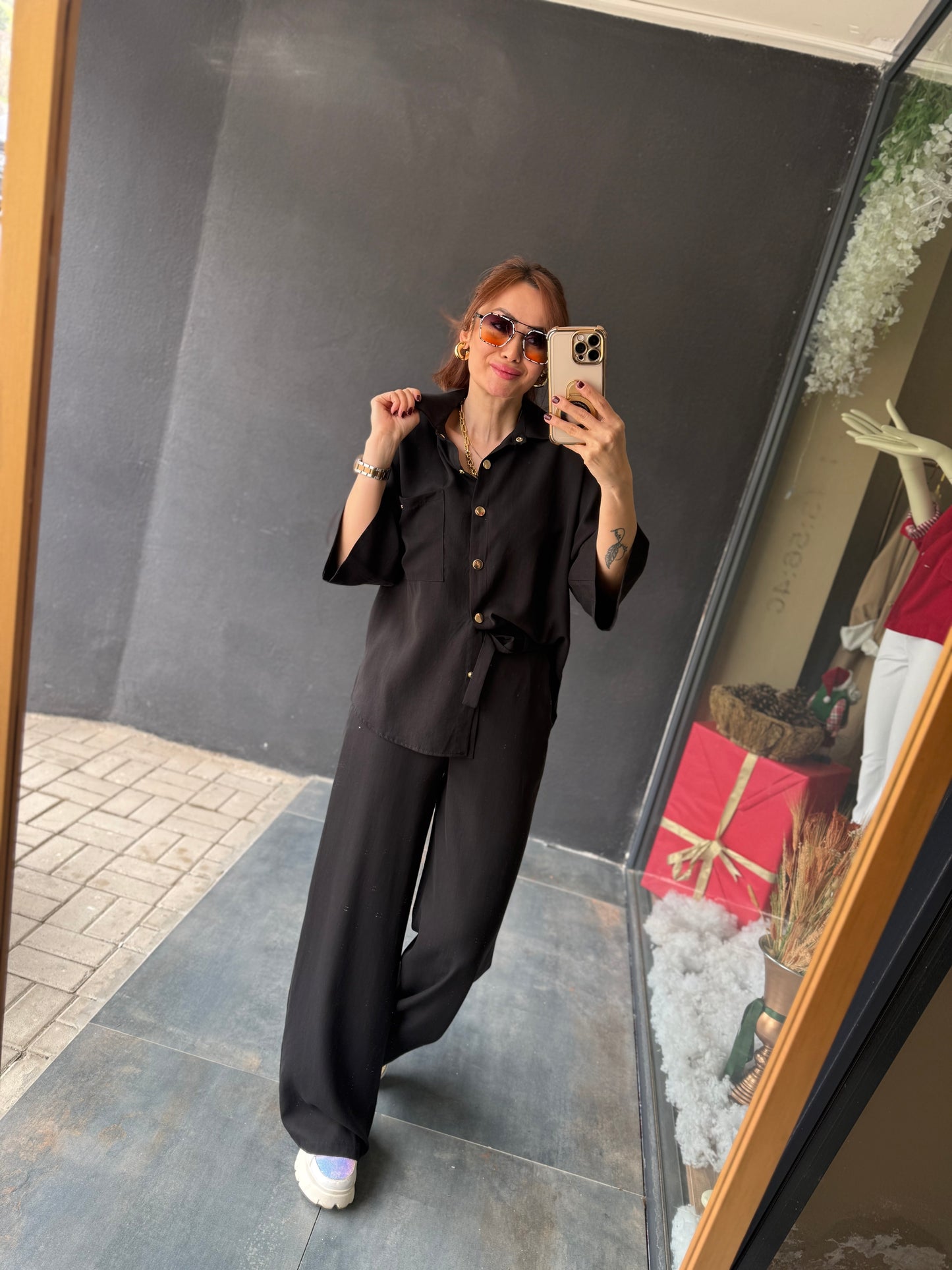 Kate Tensel Siyah Takım