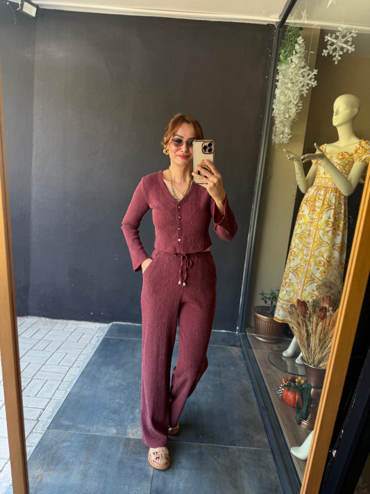 Gynamic Elit Örme Bordo Takım