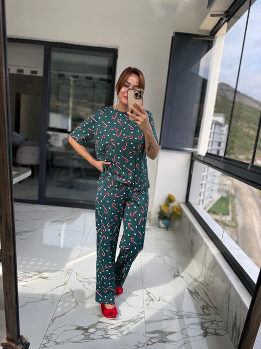 Hanteks Kısa Kol Pijama Takımı 6