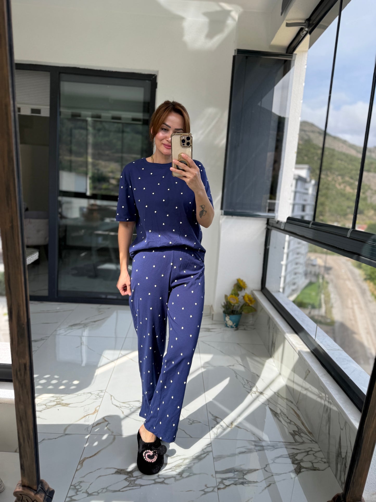 Hanteks Kısa Kol Pijama Takımı 9