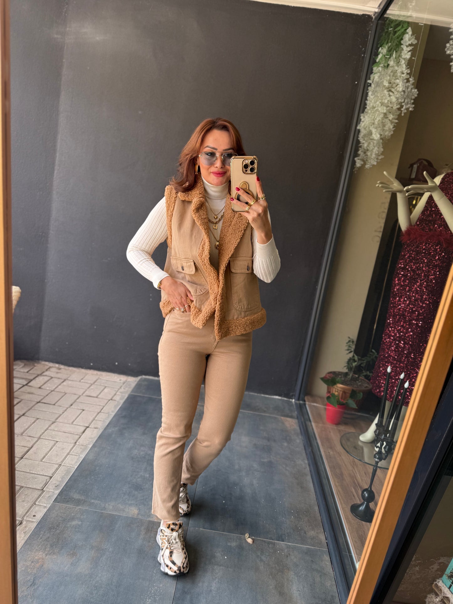 Xlove Bej Toparlayıcı Jean