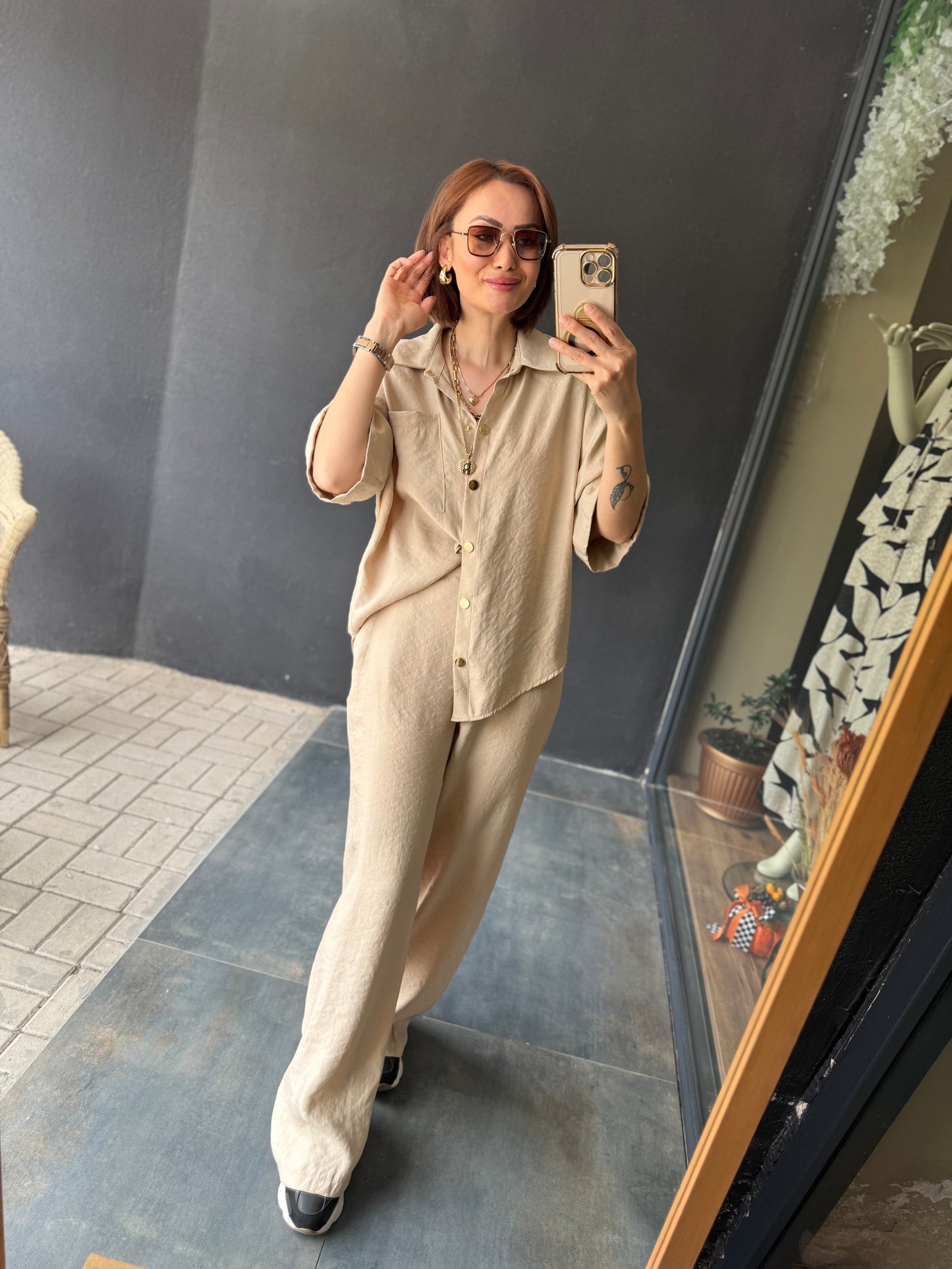 Kate Tensel Krem Takım