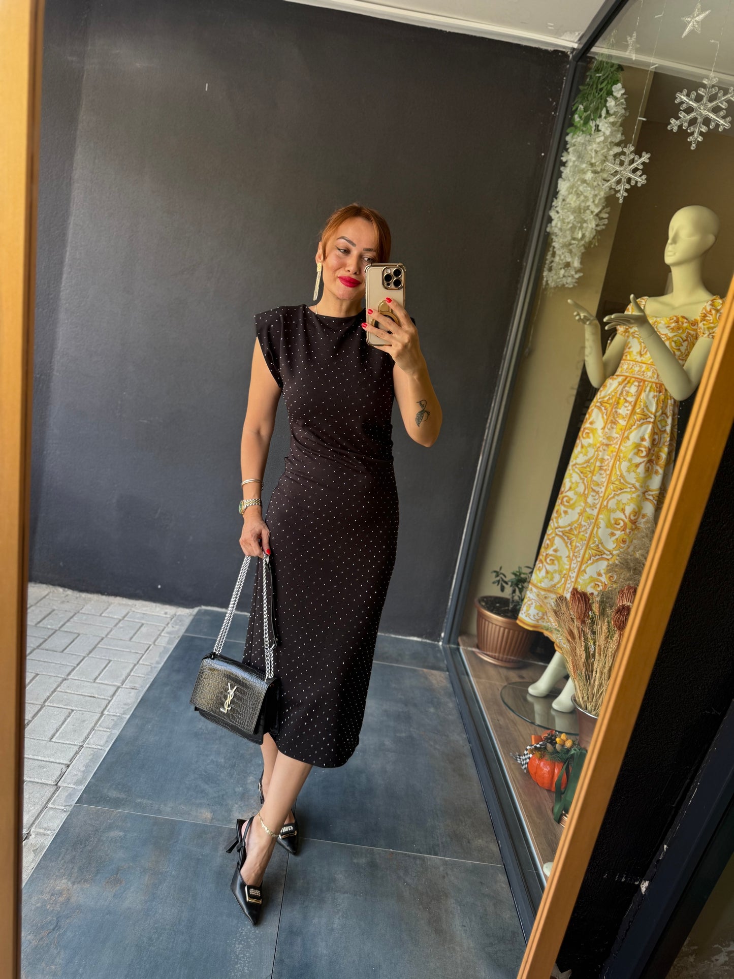 Shine Buzy Kalem Elbise