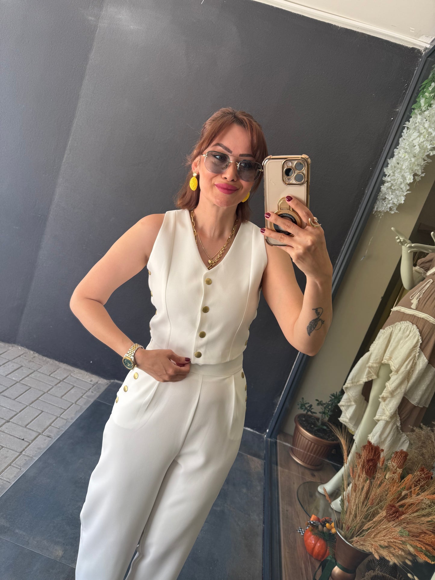 Nest Beyaz Krep Takım