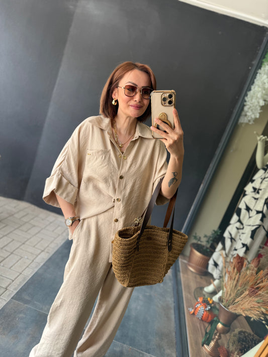 Kate Tensel Krem Takım