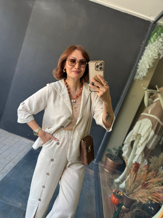 Lets Keten Düğmeli Takım