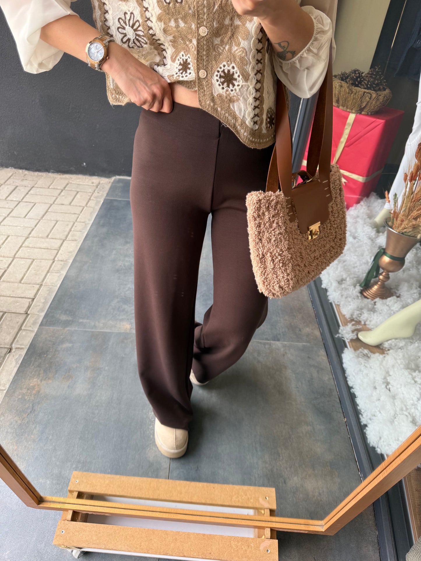 The Secret Kahve Modal Pantolon