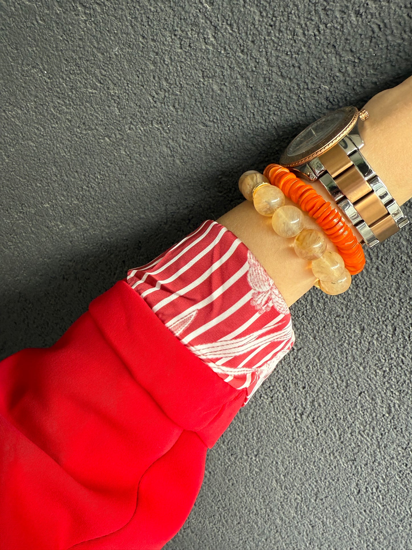 Red & Black Blazer Ceket Kırmızı