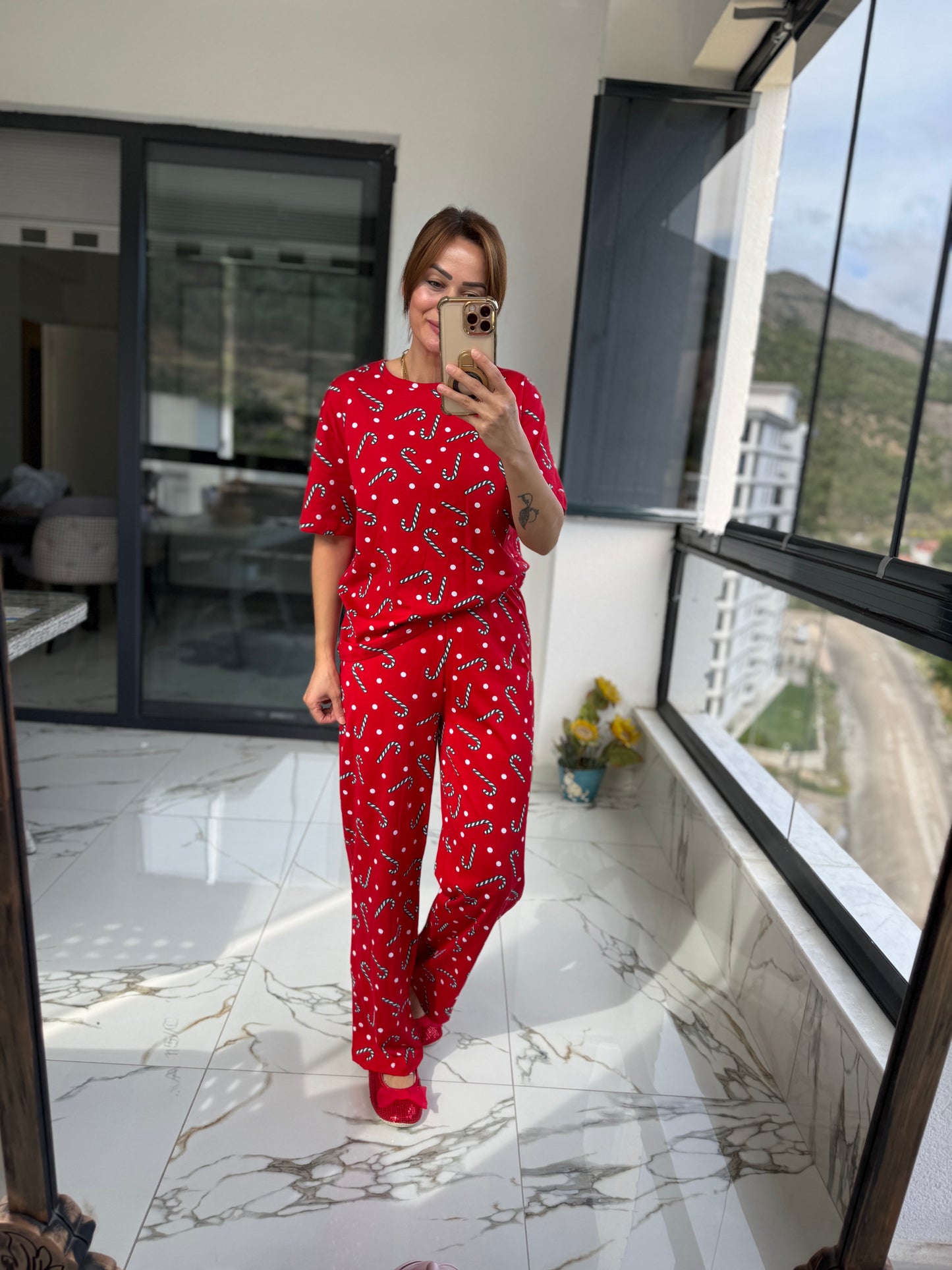 Hanteks Kısa Kol Pijama Takımı 5