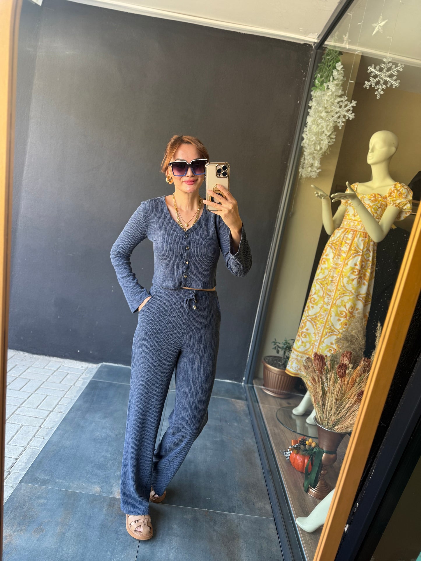 Gynamic Elit Örme İndigo Takım