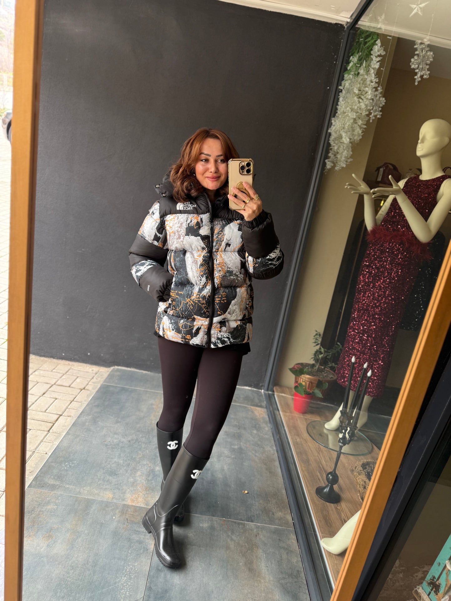Ayny Siyah Unisex Şişme Mont