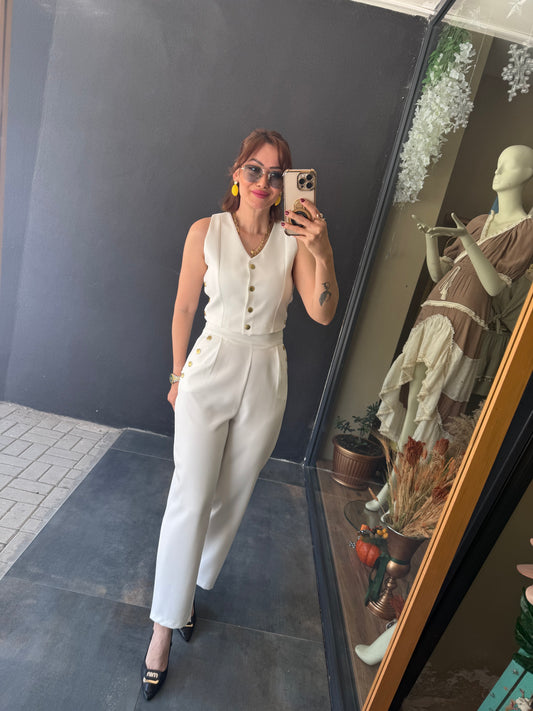 Nest Beyaz Krep Takım