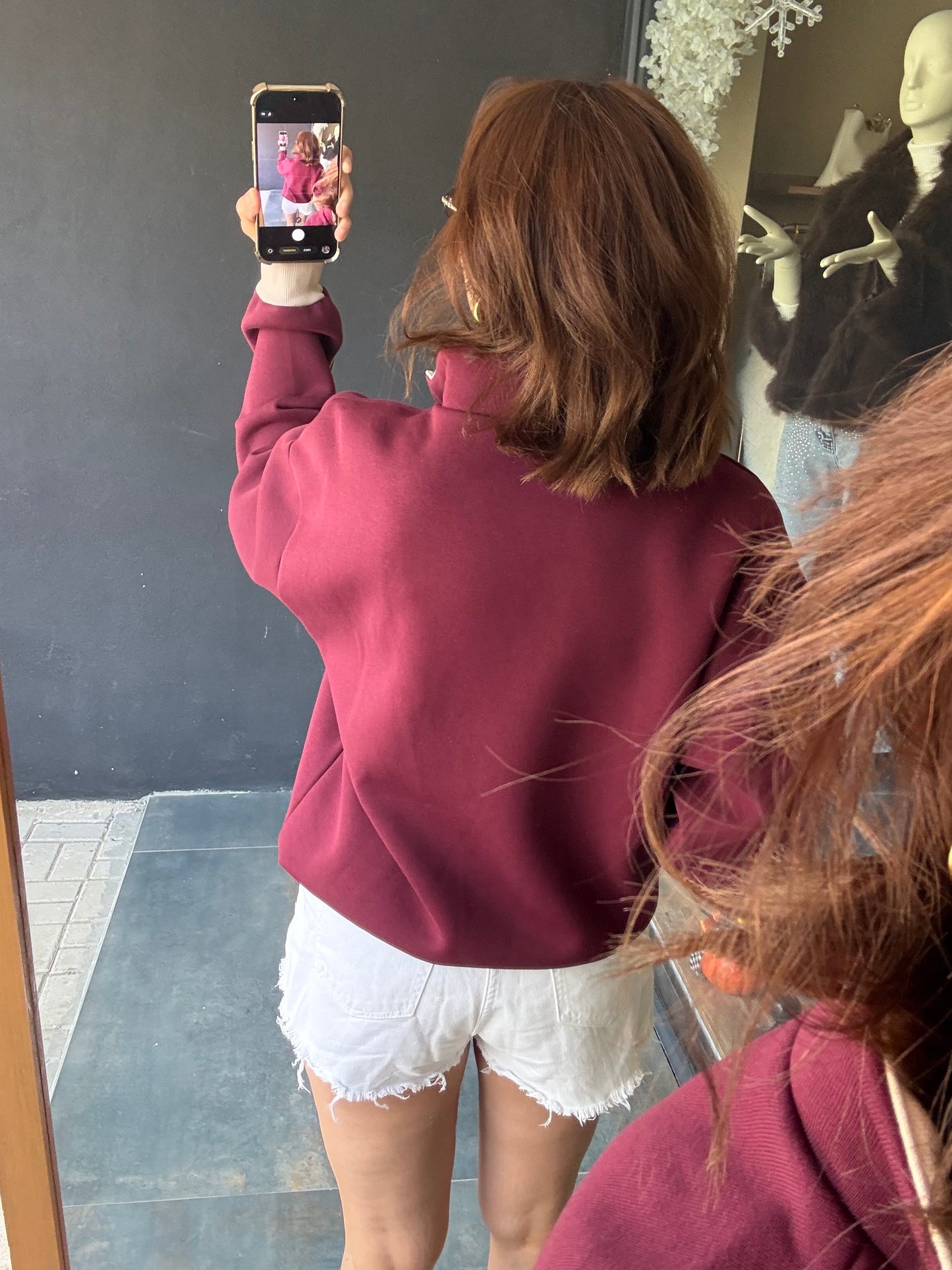 Muvy San Diego Bordo Sweatshirt