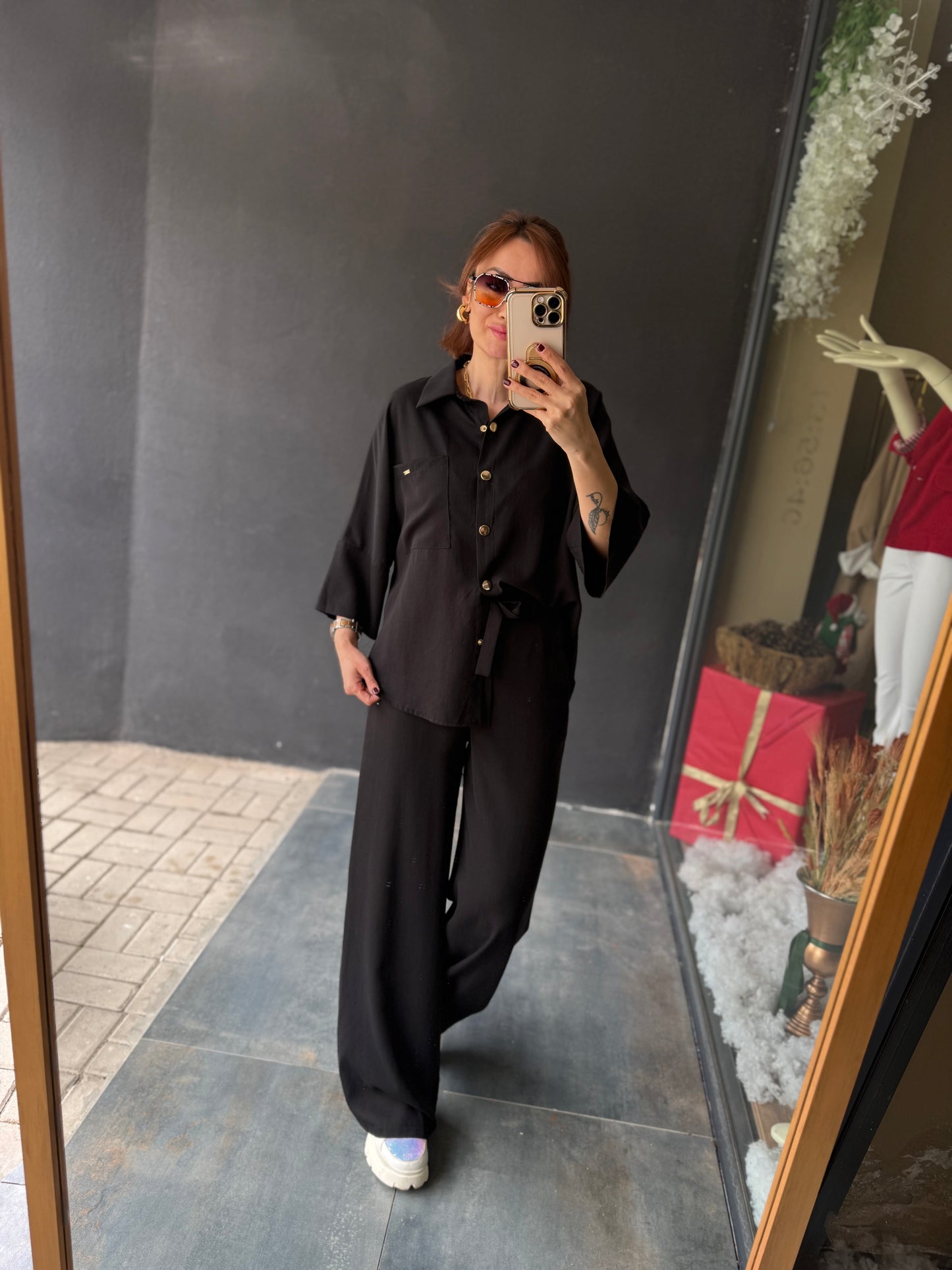 Kate Tensel Siyah Takım