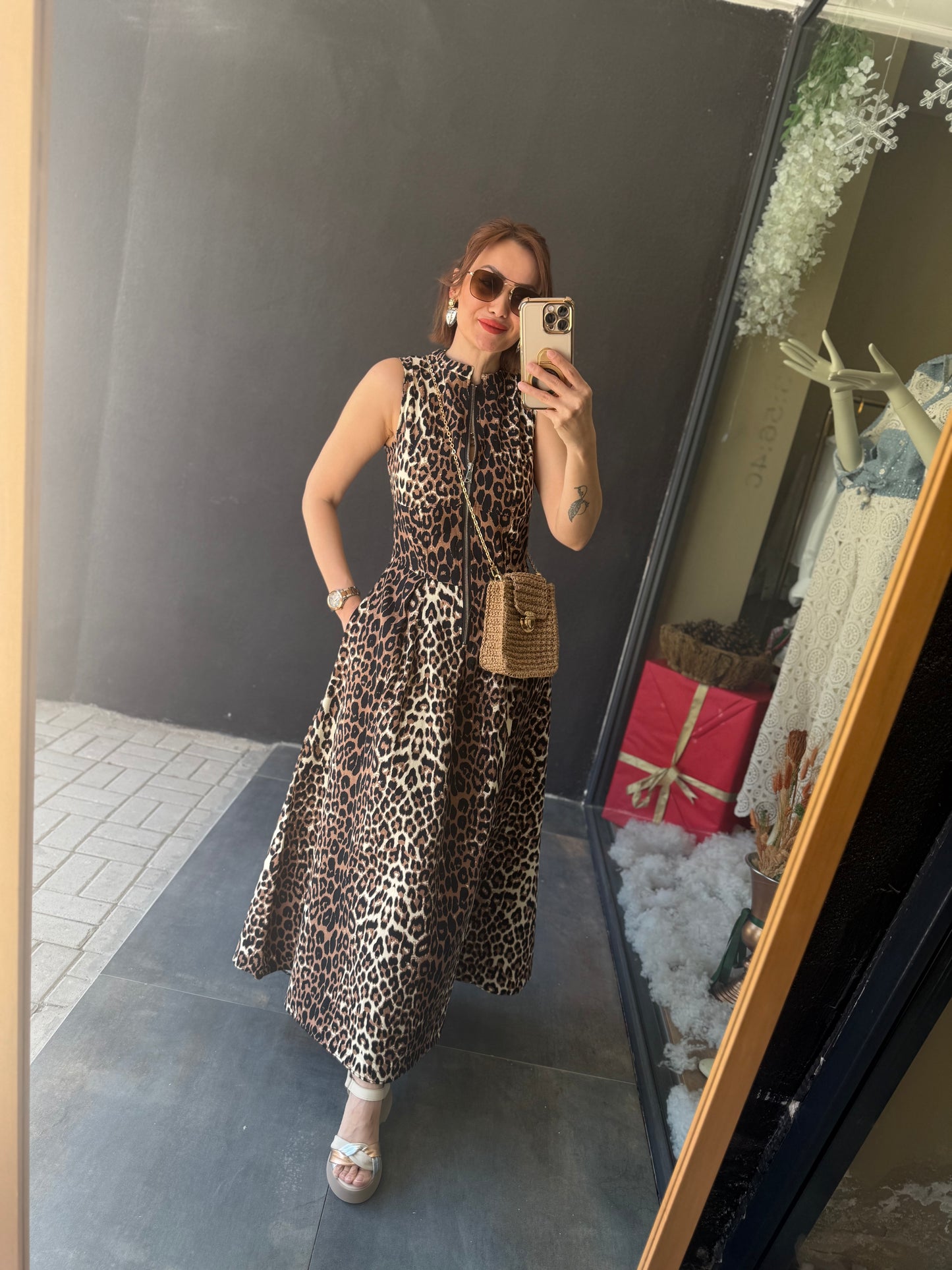 Deppot Leo Gabardin Elbise