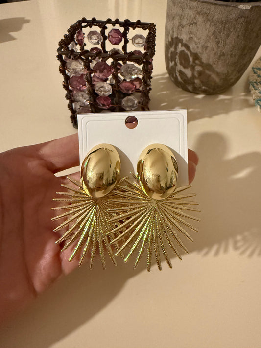 Beyaz Tasarım 1 Küpe