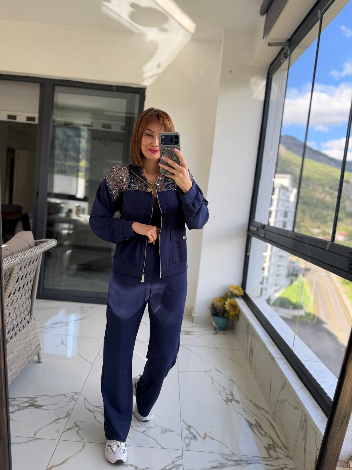 Pazelya Lacivert Modal Takım