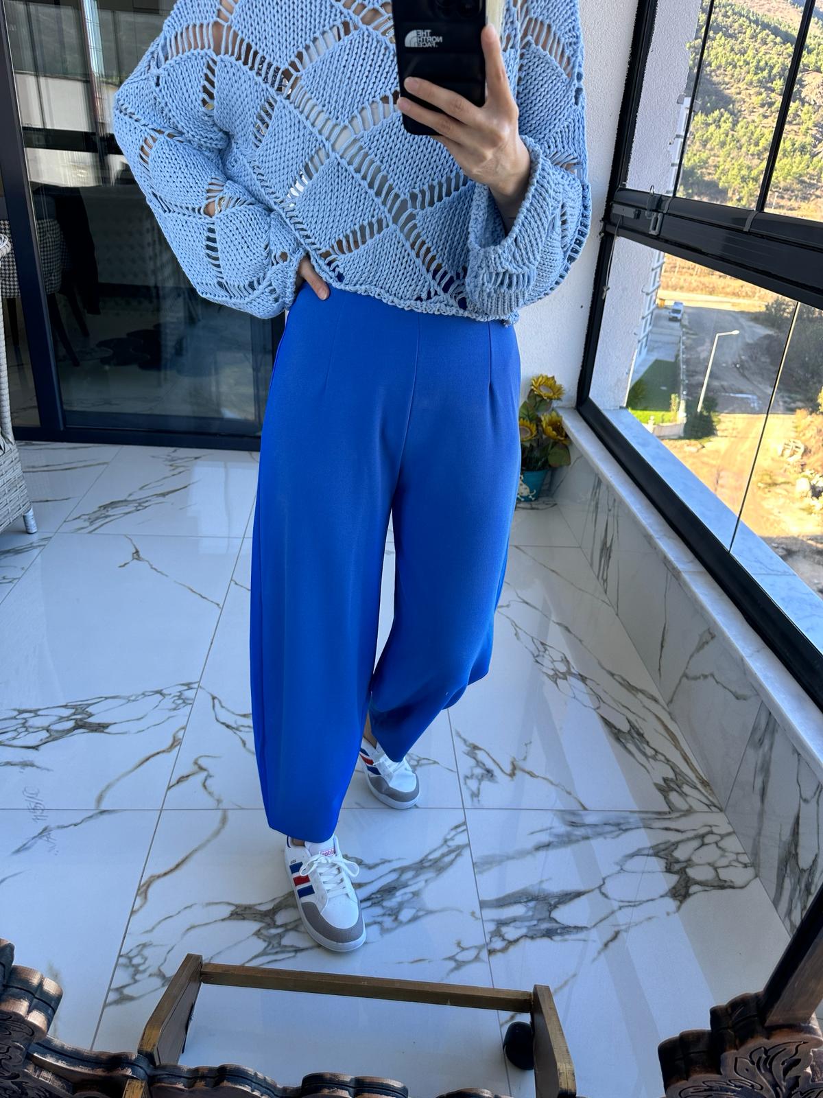 Bebe Mavi Balon Pantolon